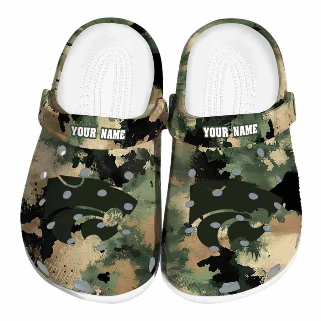 Custom Kansas State Wildcats Camouflage Craze ClogTVC1801761