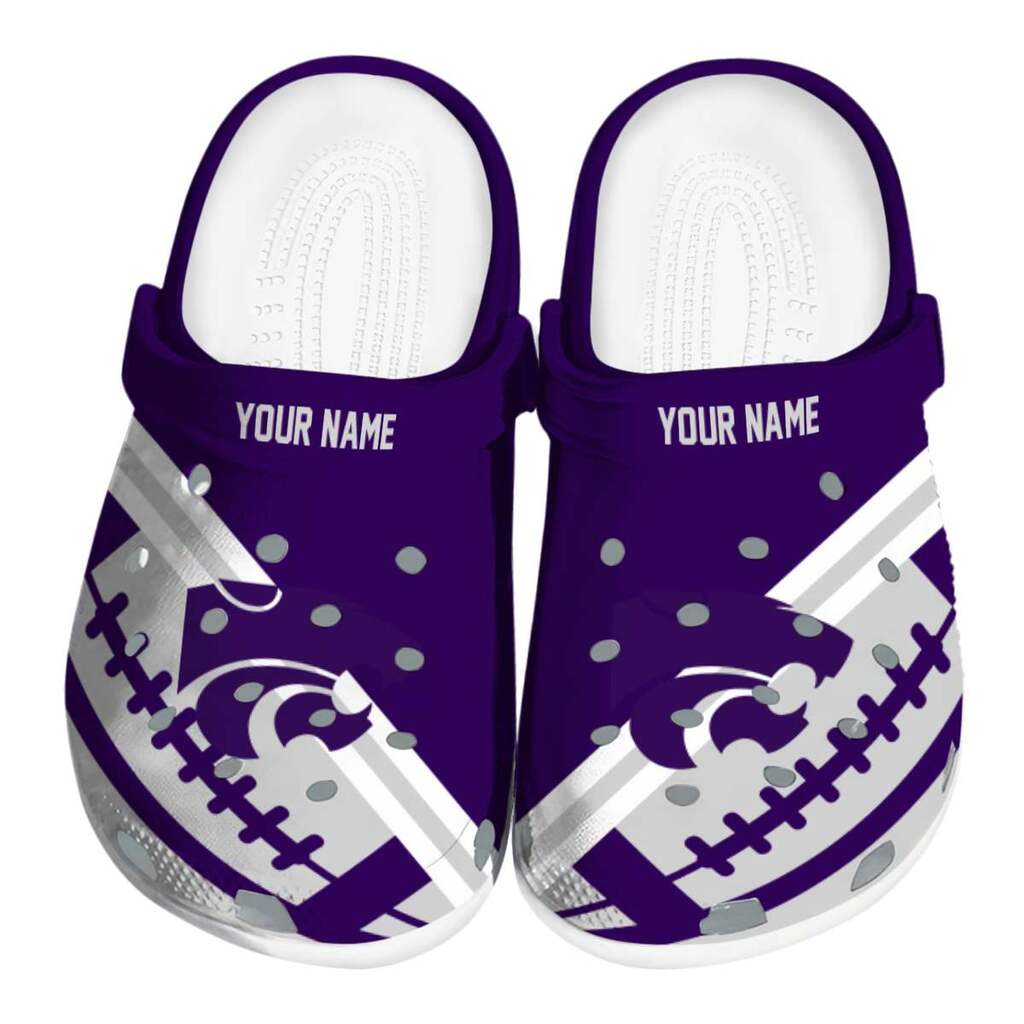 Custom Kansas State Wildcats Football Motif ClogTVC1801787