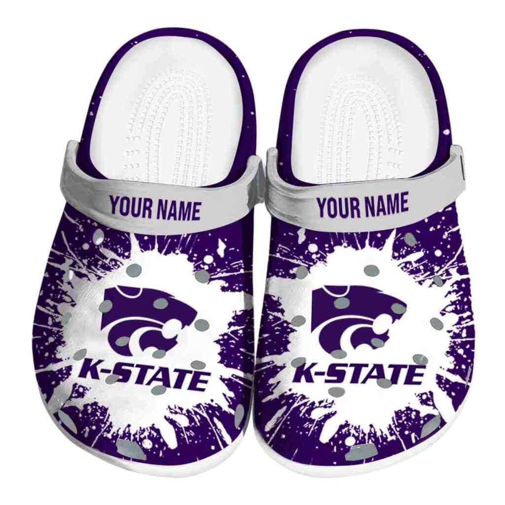 Custom Kansas State Wildcats Splash Art ClogTVC1801752