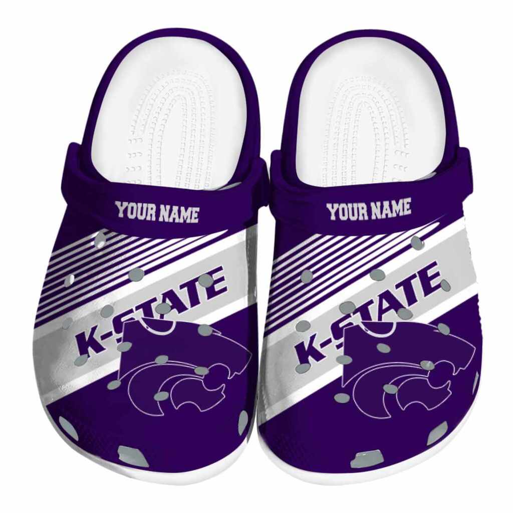 Custom Kansas State Wildcats Vibrant Dual-Tone ClogTVC1801779