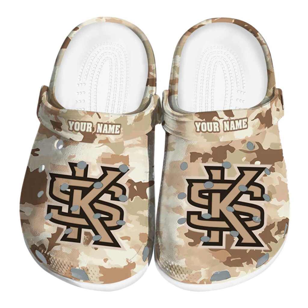 Custom Kennesaw State Owls Desert Camo ClogTVC1801697