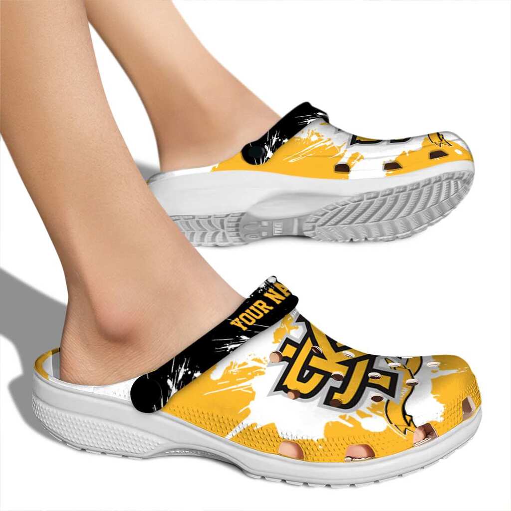 Custom Kennesaw State Owls Splatter Pattern ClogTVC1801724 - Image 2