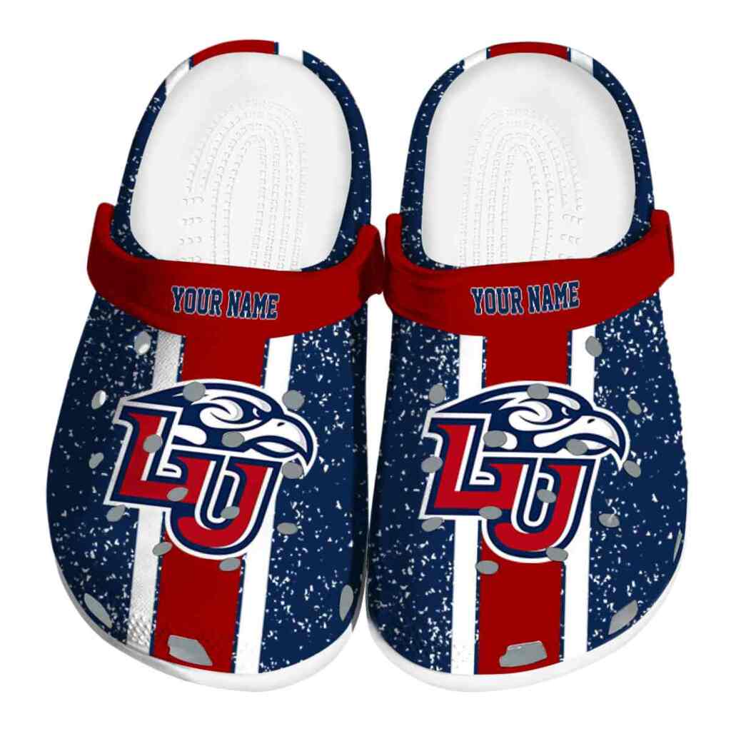 Custom Liberty Flames Vertical Stripes ClogTVC1801832