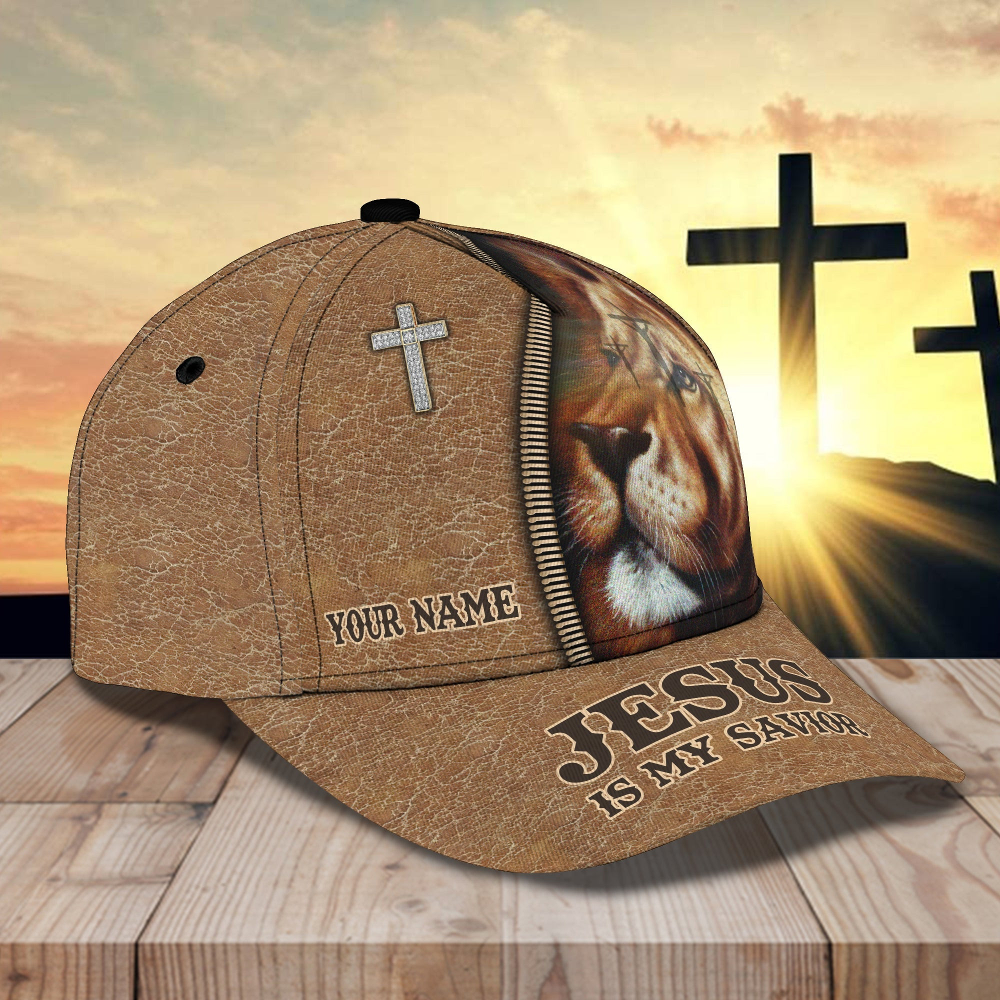 Custom Lion Name Cap Trucker Hats Custom Hats Gifts For Men & Women
