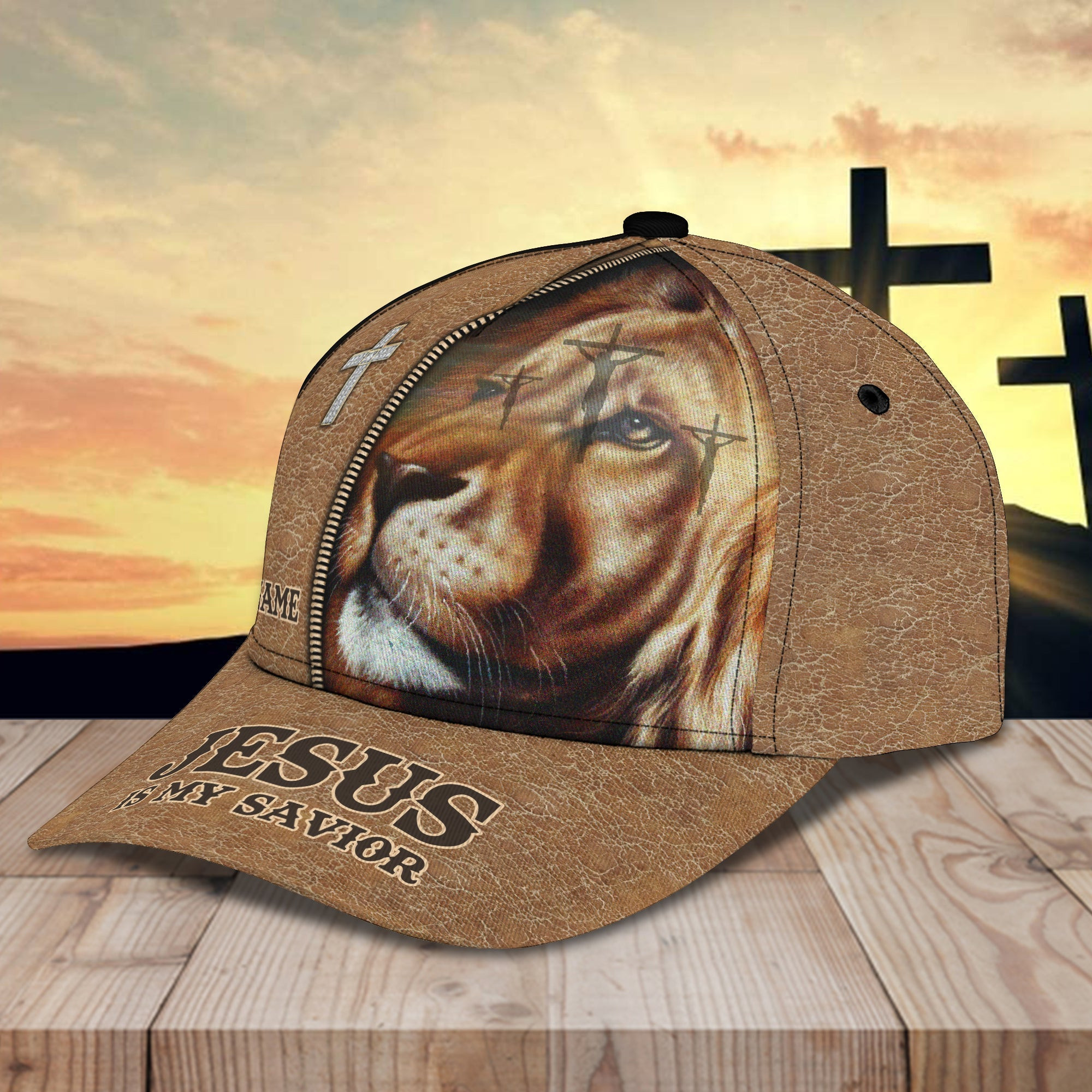 Custom Lion Name Cap Trucker Hats Custom Hats Gifts For Men & Women