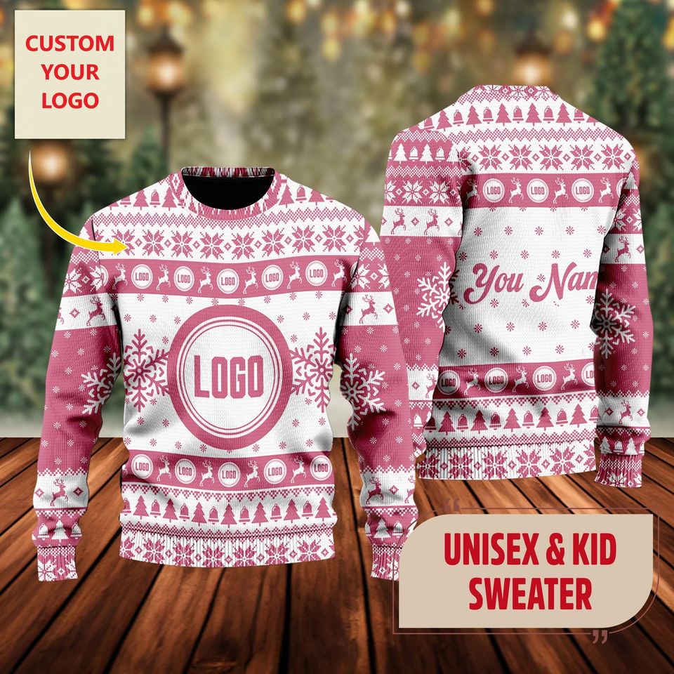 Custom Logo Company Ugly Sweater