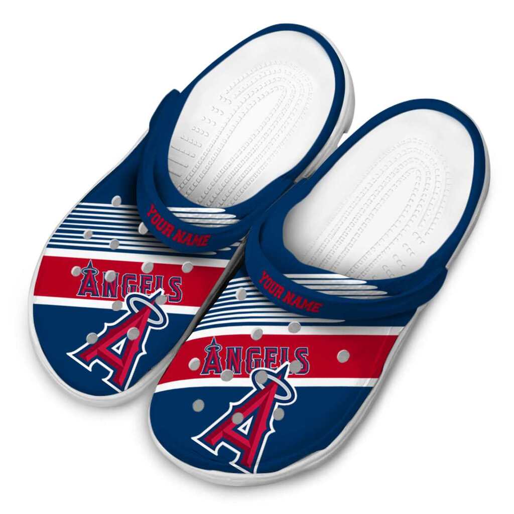 Custom Los Angeles Angels Vibrant Dual-Tone ClogTVC180130 - Image 4