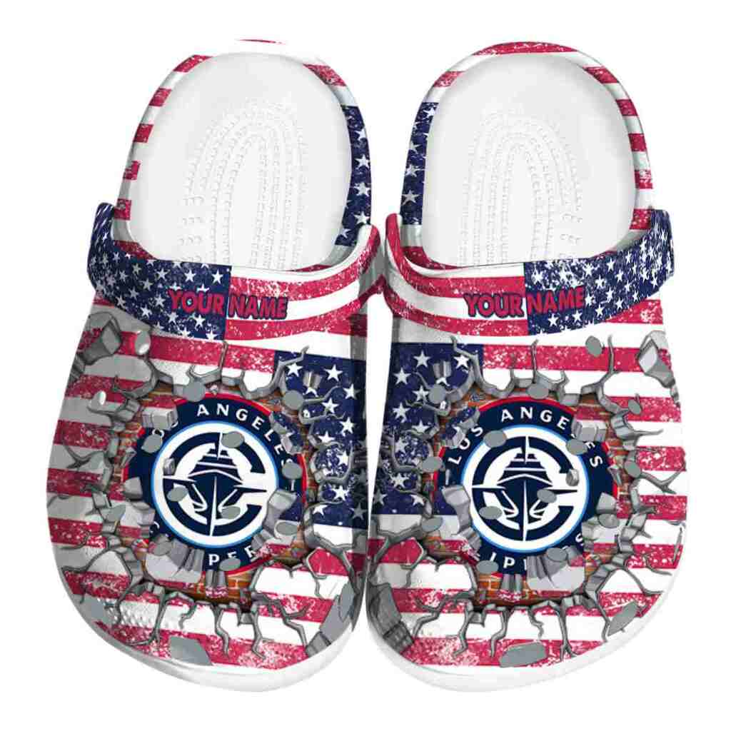 Custom Los Angeles Clippers Freedom Splinter ClogTVC1801831