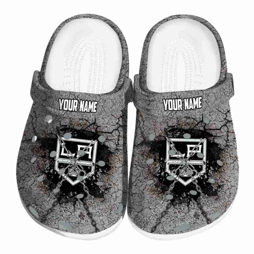 Custom Los Angeles Kings Cracked Ground Texture ClogTVC1801908