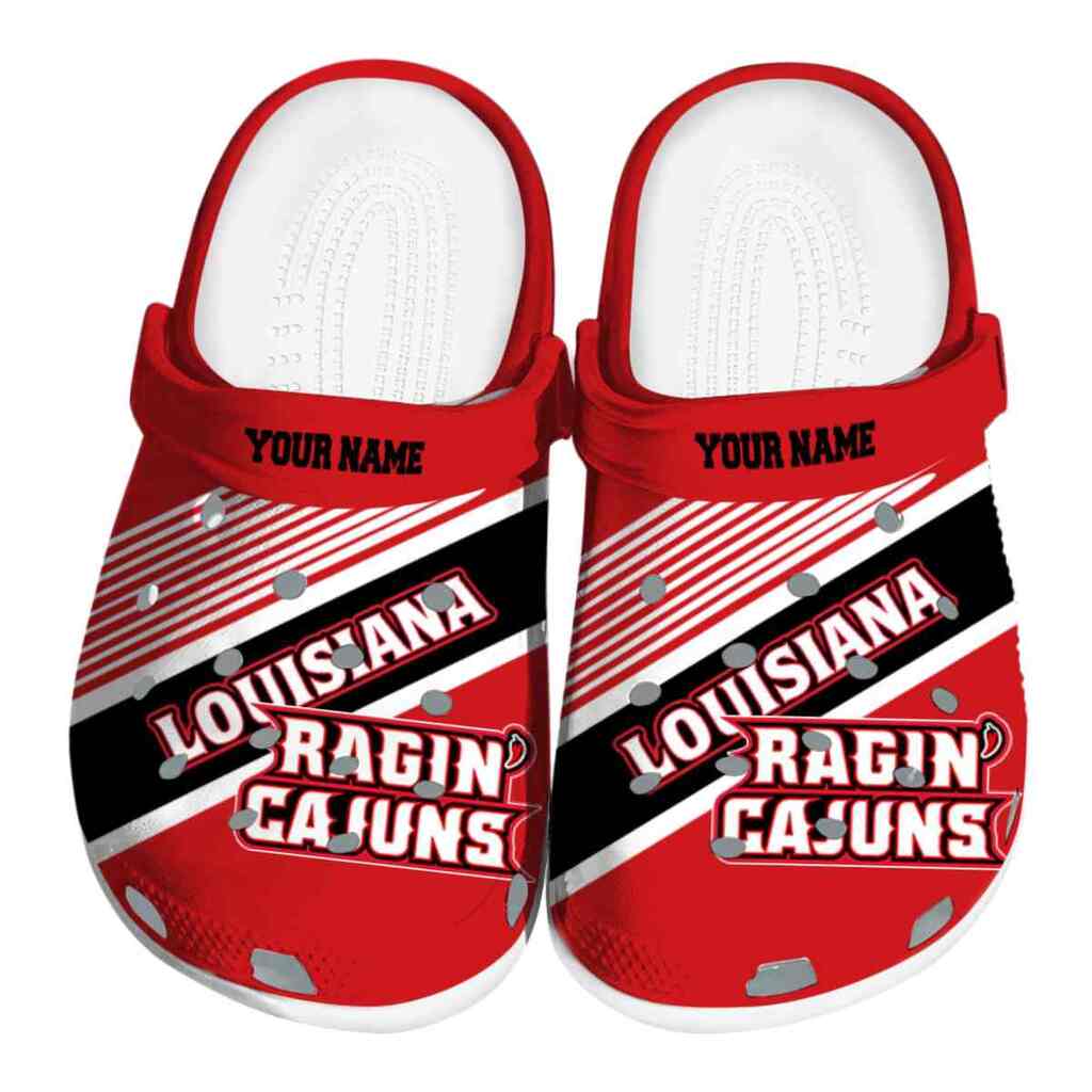 Custom Louisiana Raginâ€™ Cajuns Vibrant Dual-Tone ClogTVC1801835
