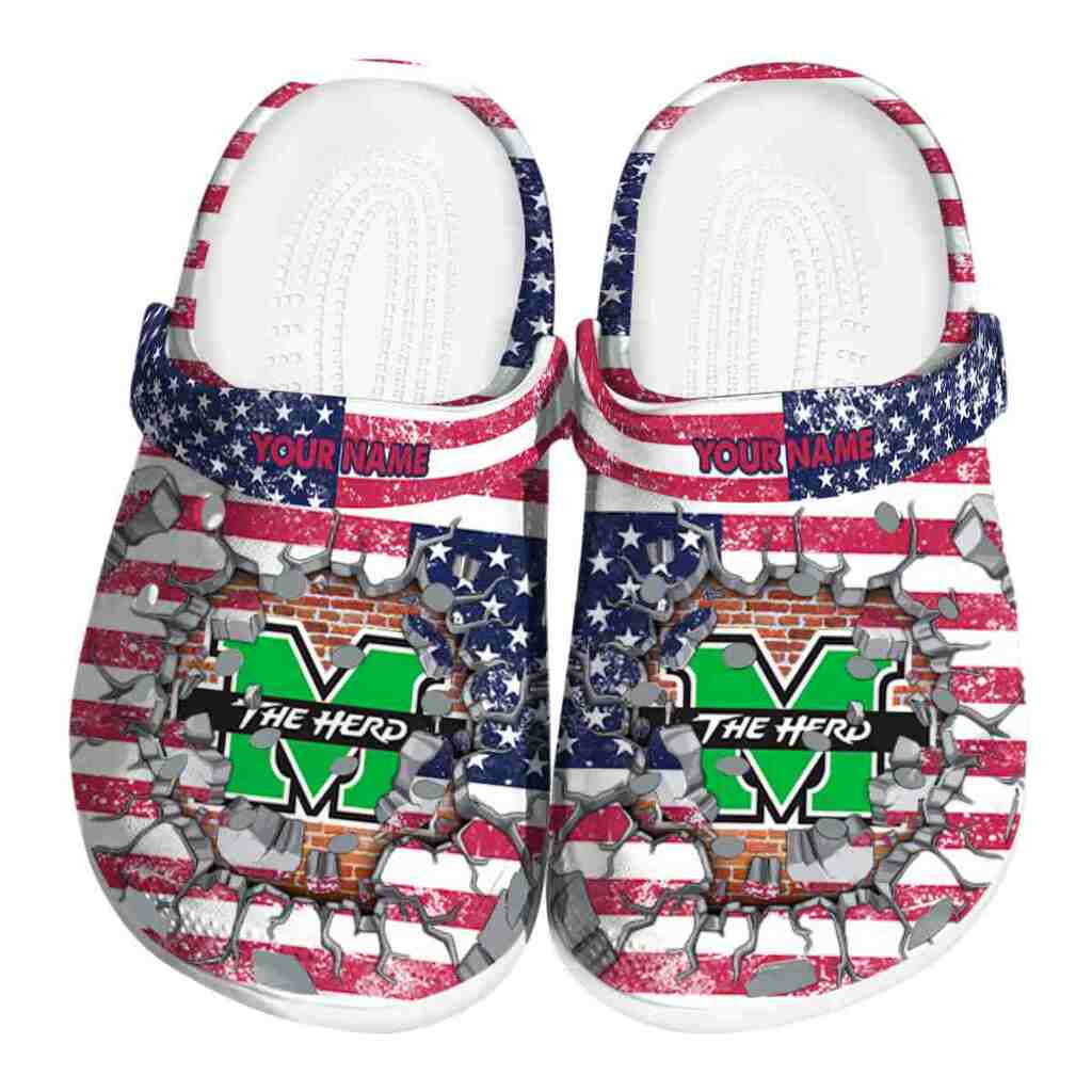 Custom Marshall Thundering Herd Freedom Splinter ClogTVC1801836