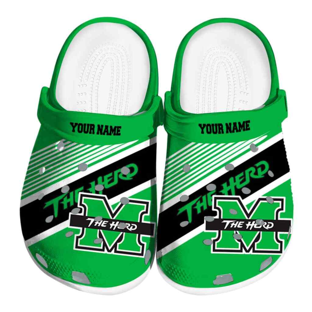 Custom Marshall Thundering Herd Vibrant Dual-Tone ClogTVC1801833