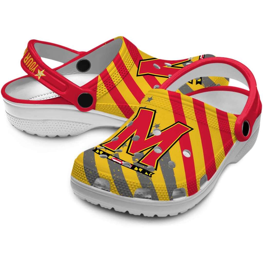Custom Maryland Terrapins Star-Spangled Graphic ClogTVC1801836 - Image 3