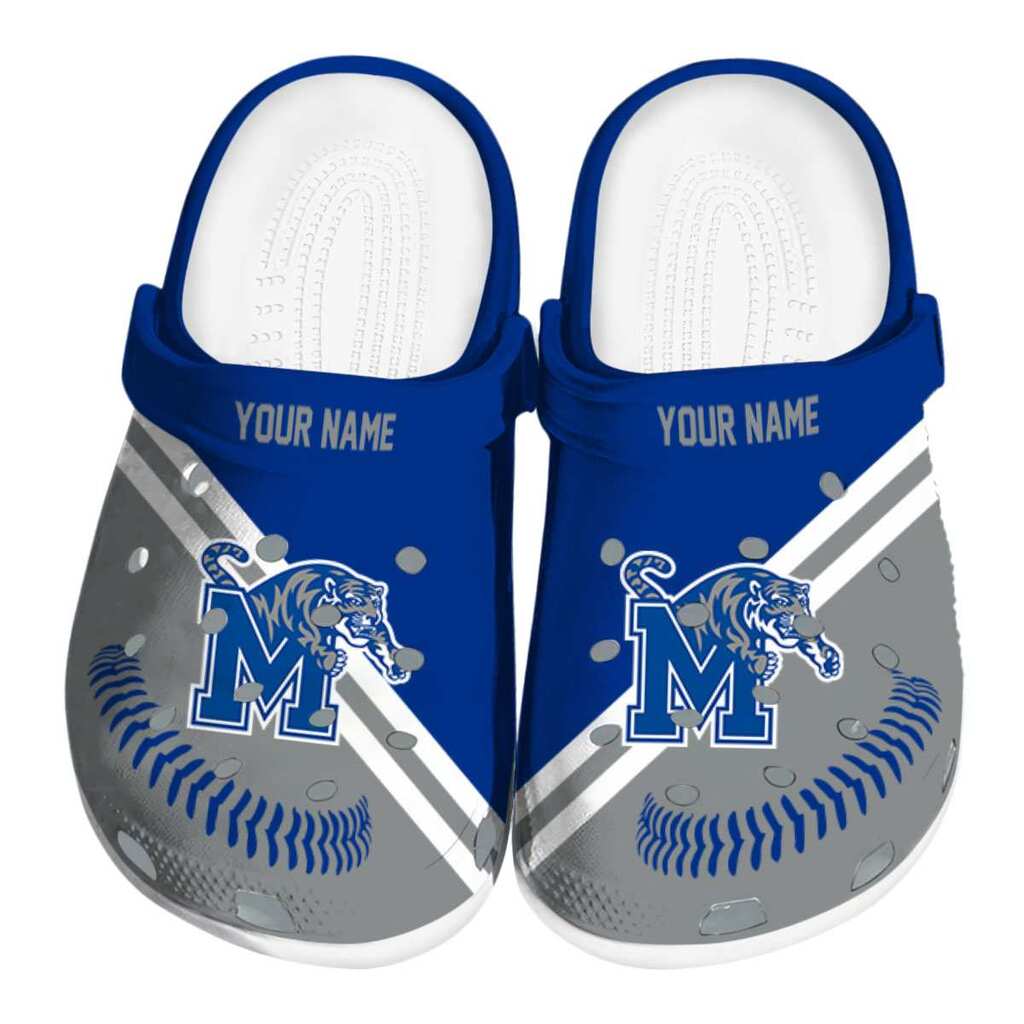 Custom Memphis Tigers Baseball Motif ClogTVC180128