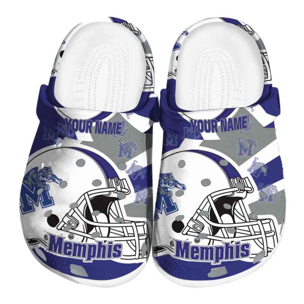 Custom Memphis Tigers Football Helmet ClogTVC180128