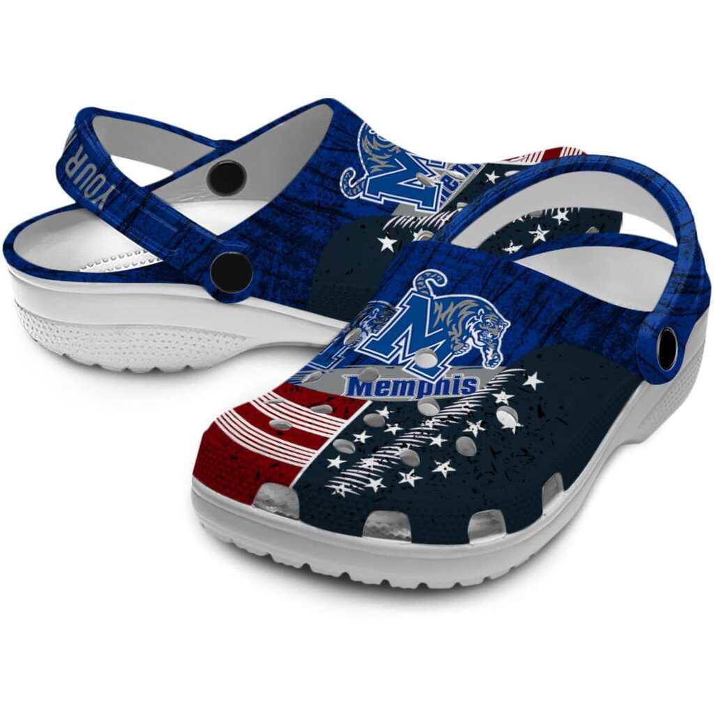 Custom Memphis Tigers Star-Spangled Side Pattern ClogTVC180128 - Image 3