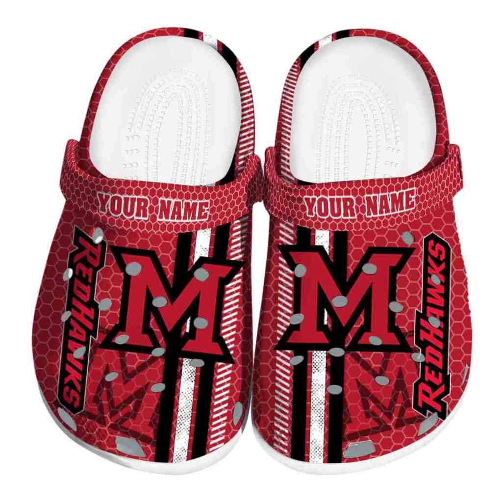 Custom Miami RedHawks Contrasting Stripes ClogTVC1801832