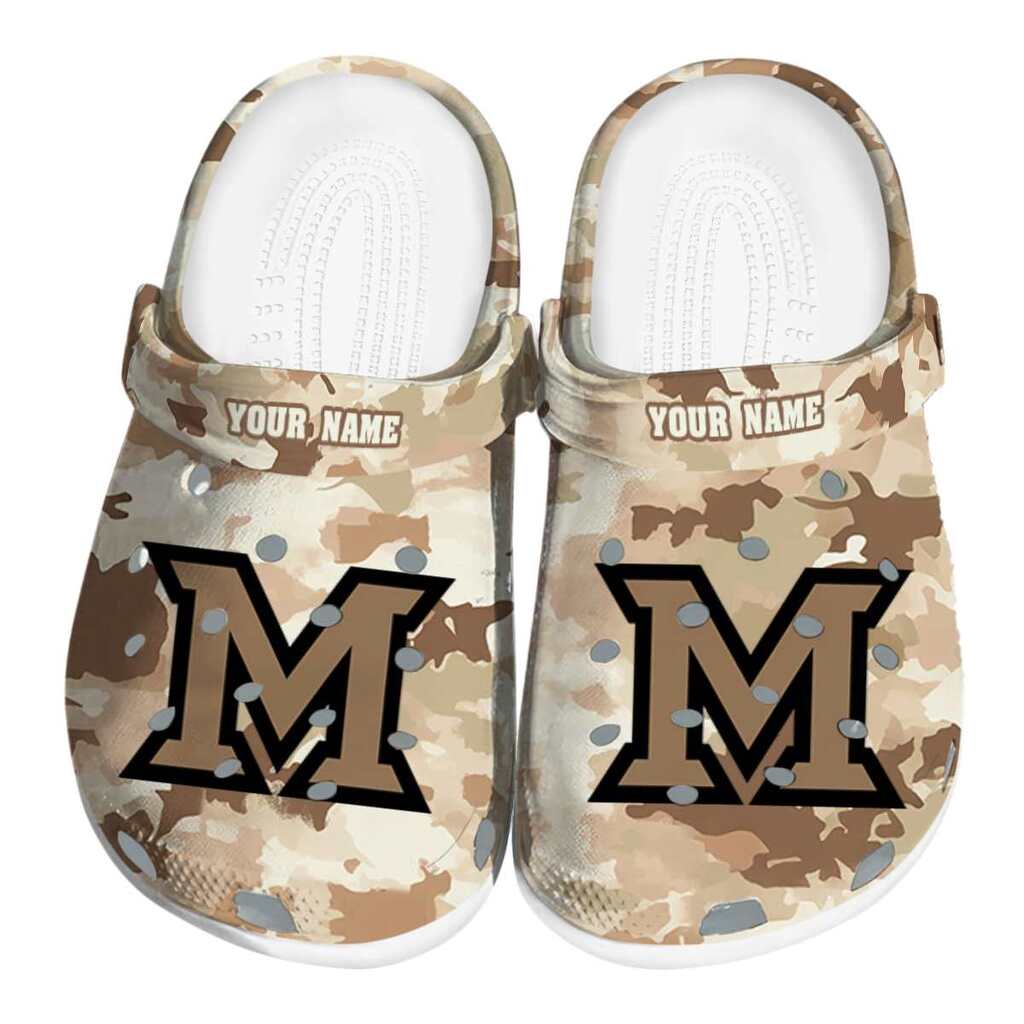 Custom Miami RedHawks Desert Camo ClogTVC1801822