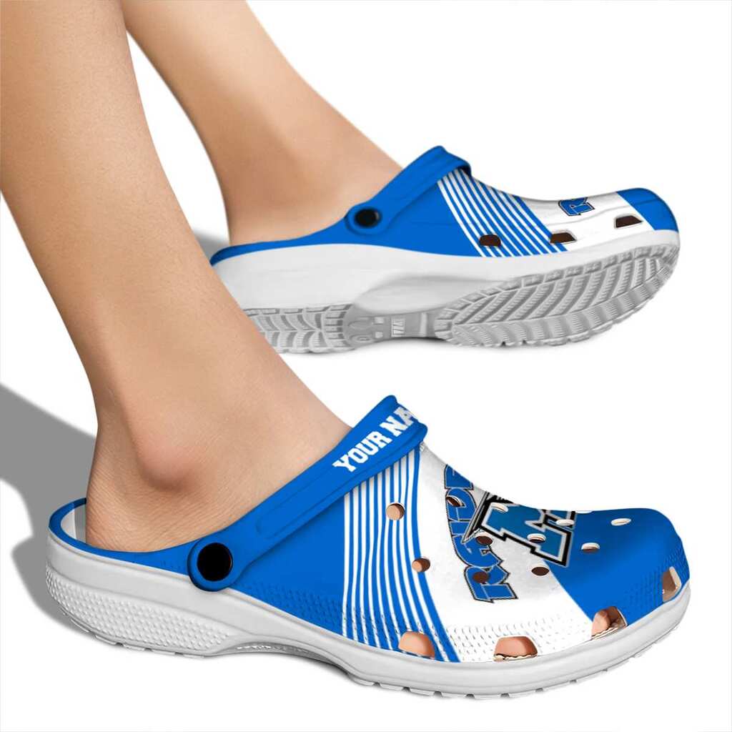 Custom Middle Tennessee Blue Raiders Vibrant Dual-Tone ClogTVC1801833 - Image 2