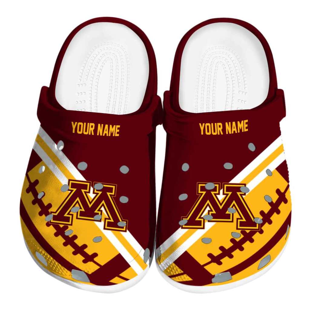 Custom Minnesota Golden Gophers Football Motif ClogTVC1801834