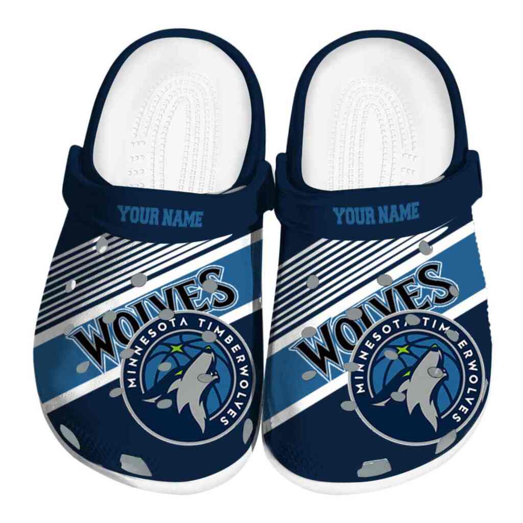 Custom Minnesota Timberwolves Vibrant Dual-Tone ClogTVC1801734