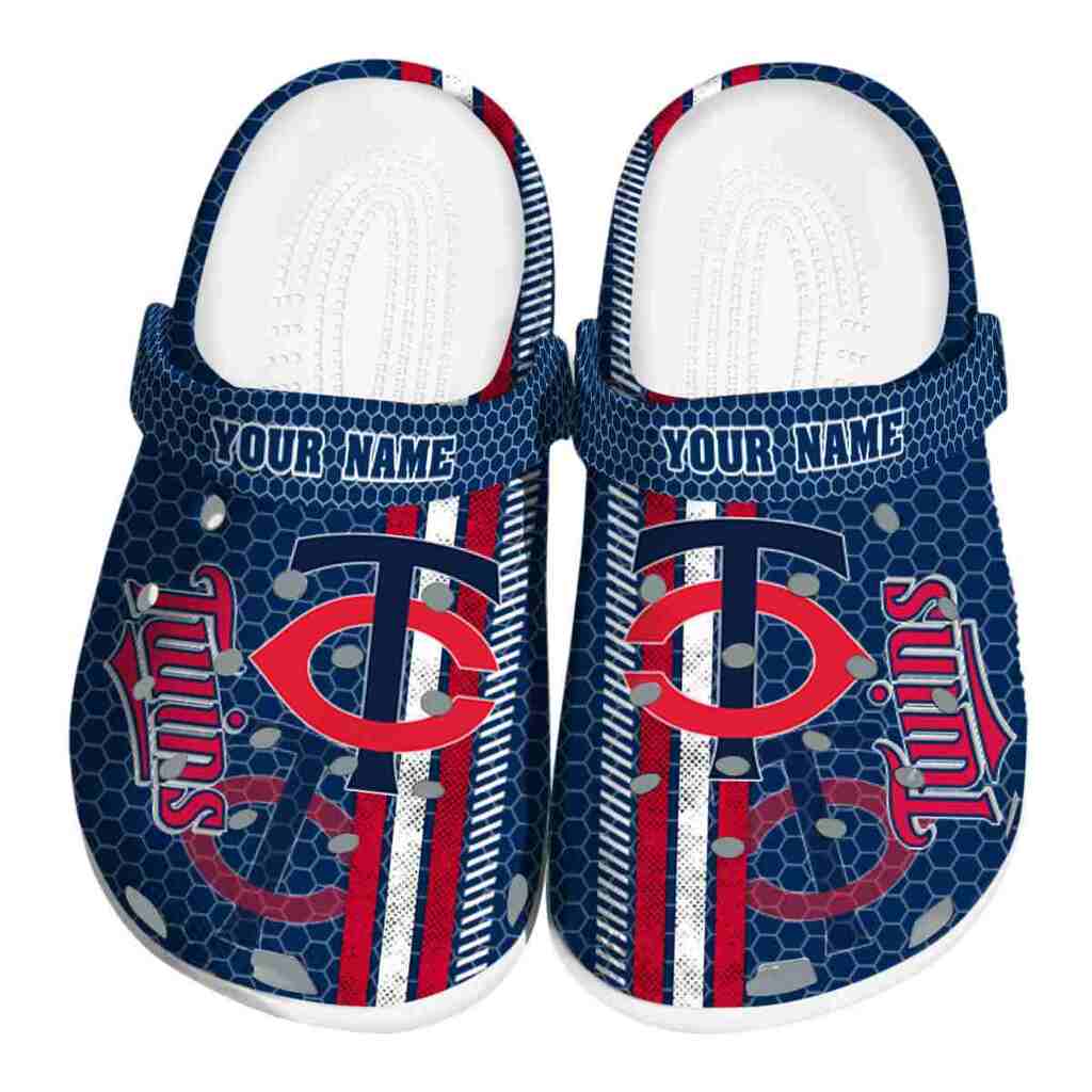 Custom Minnesota Twins Contrasting Stripes ClogTVC180121