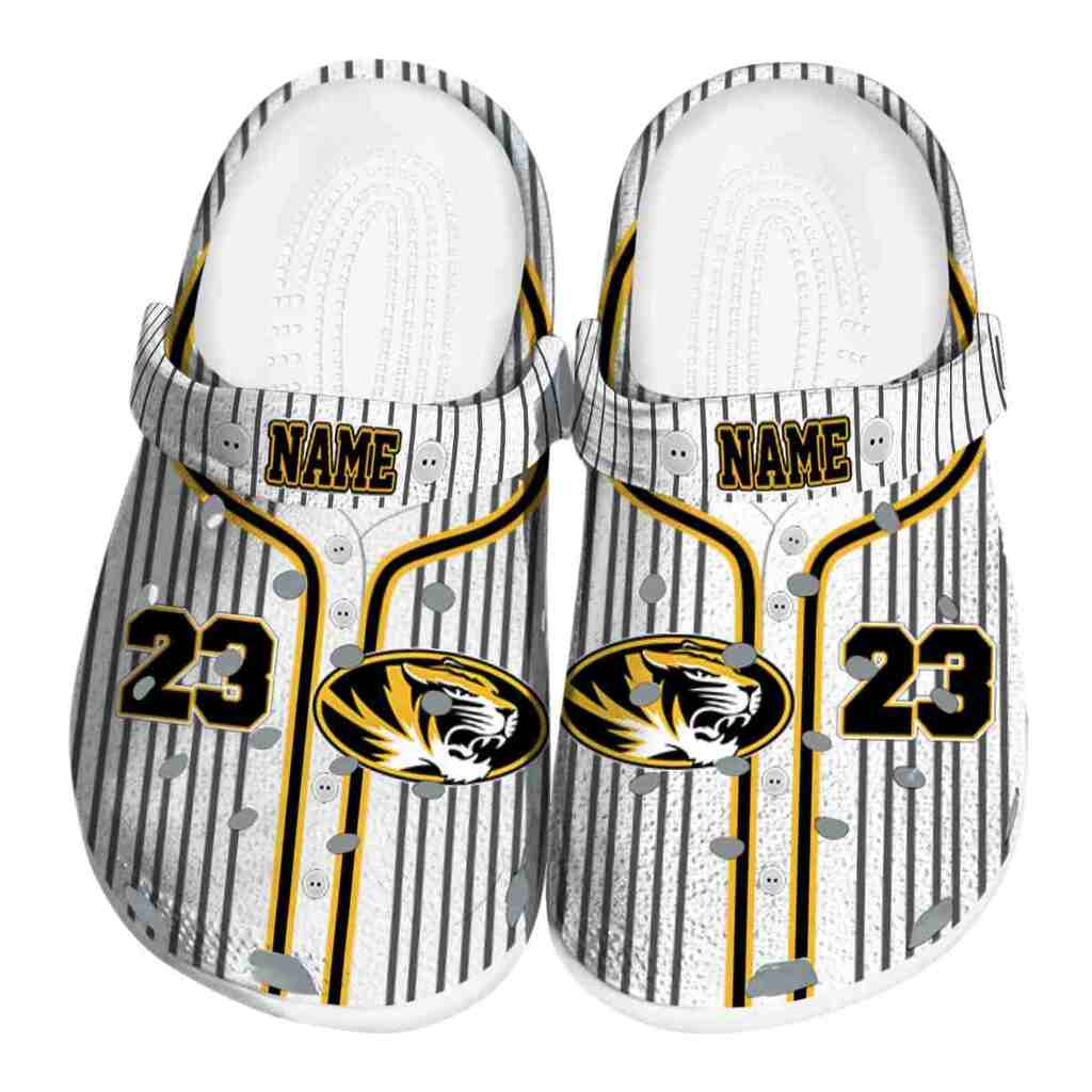 Custom Missouri Tigers Pinstripe Pattern ClogTVC1801710