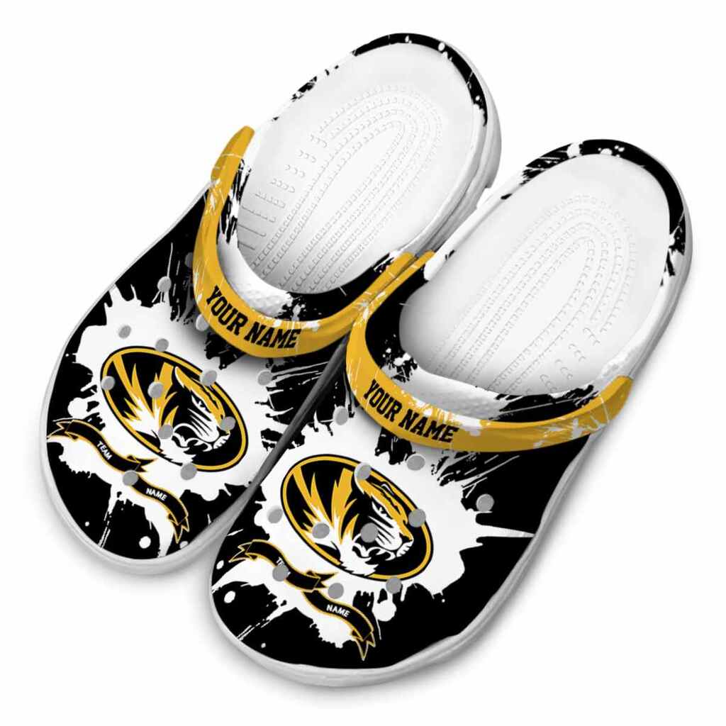 Custom Missouri Tigers Splatter Pattern ClogTVC1801723 - Image 4