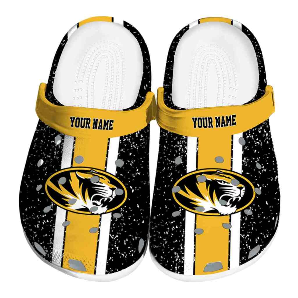 Custom Missouri Tigers Vertical Stripes ClogTVC1801710