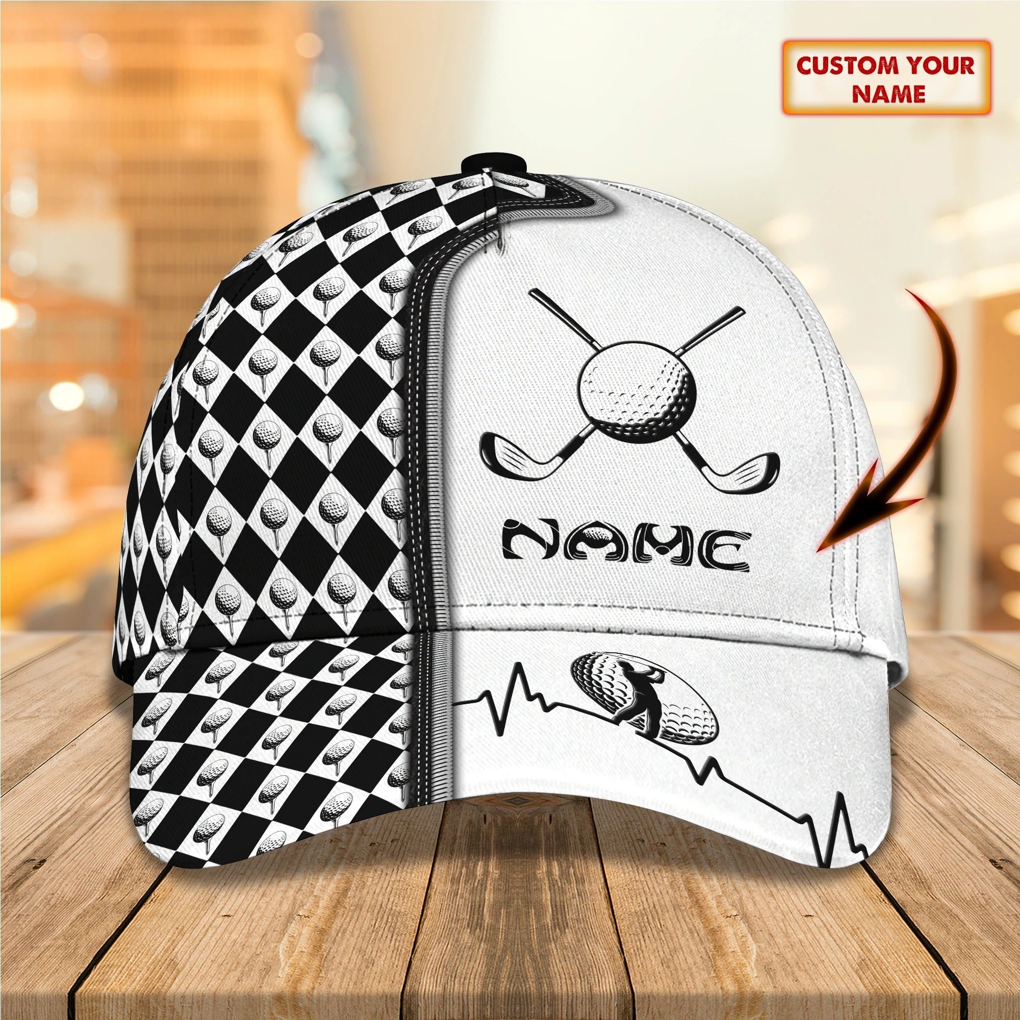 Custom Name 3D Full Priinting Classic Cap For Golfer, Adult Golfer Cap, Golf Lovers Cap Hat Trucker Hats Custom Hats Gifts For Men & Women