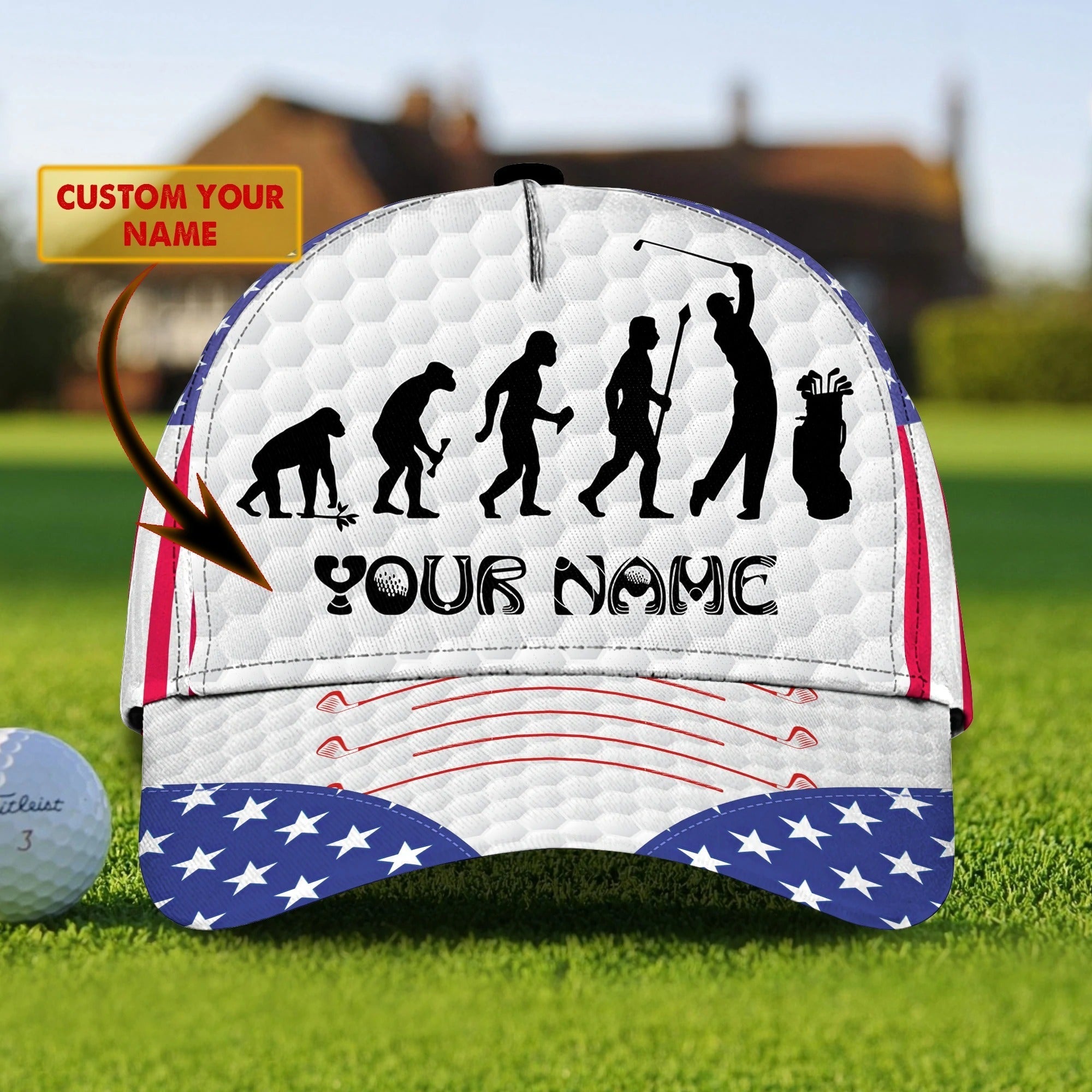 Custom Name Classic Cap For A Golf Lover, Best Gift For National Golf Lovers Day, Golf Cap Hat Trucker Hats Custom Hats Gifts For Men & Women