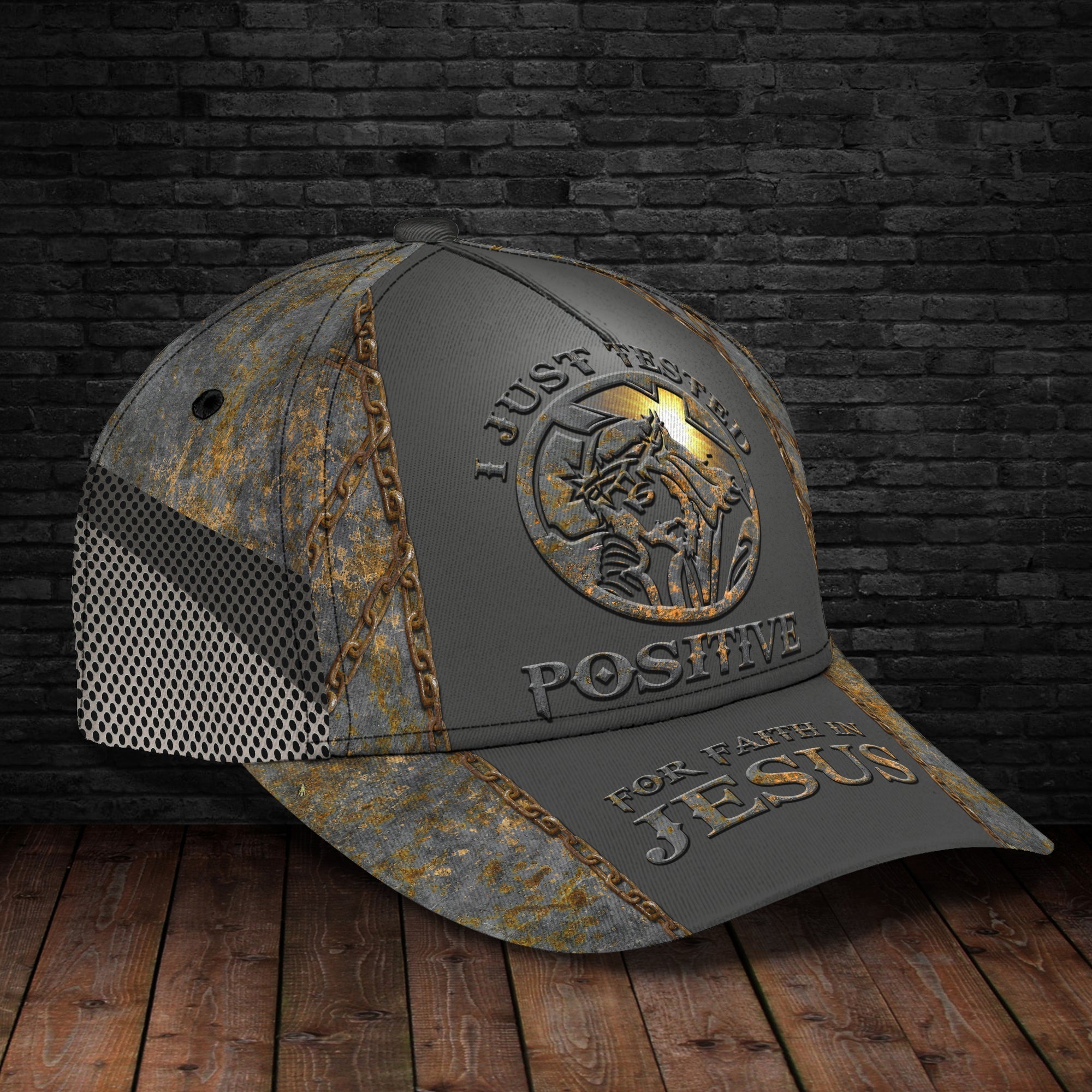 Custom Name Classic Cap Positive for Faith In Jesus Christian Hat Trucker Hats Custom Hats Gifts For Men & Women