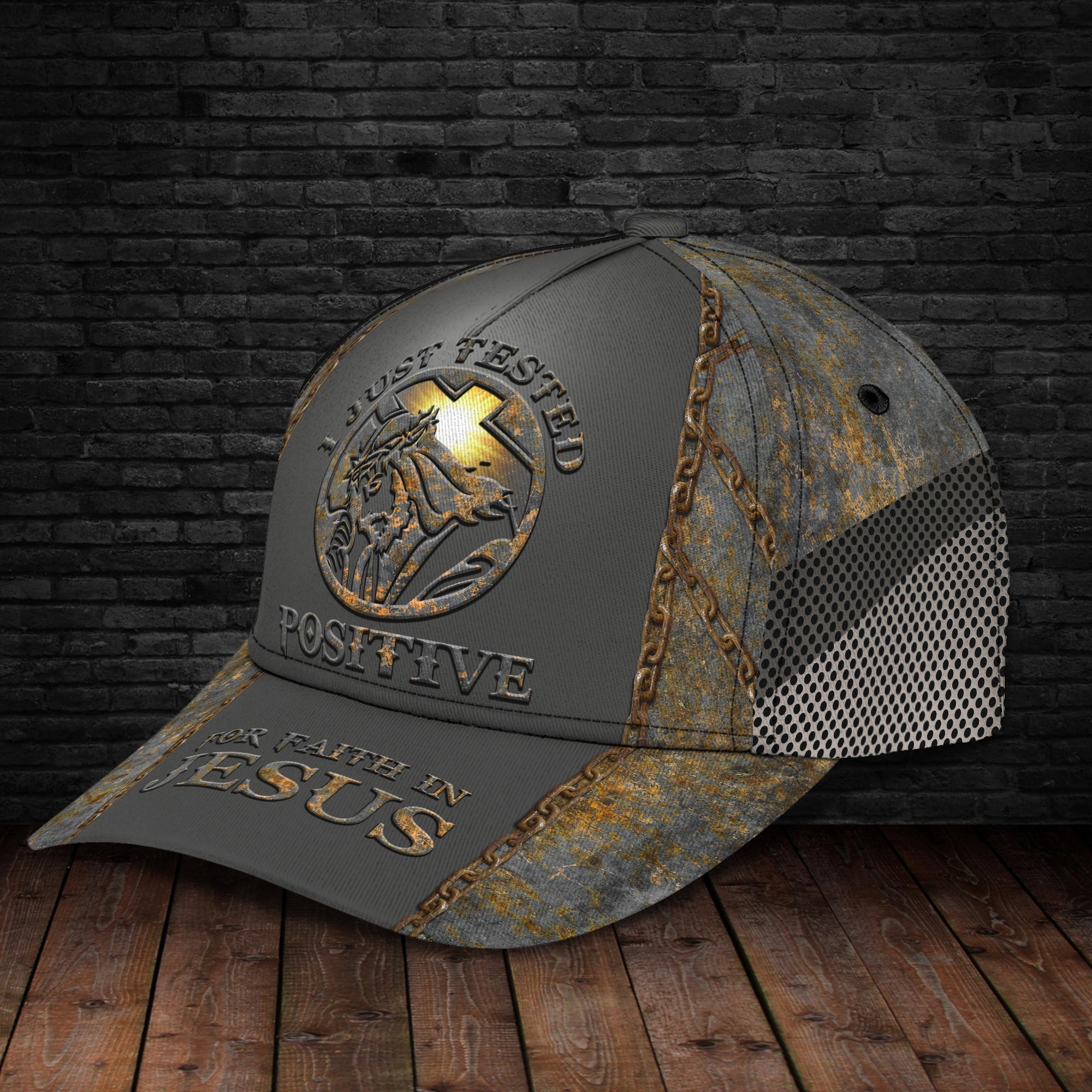 Custom Name Classic Cap Positive for Faith In Jesus Christian Hat Trucker Hats Custom Hats Gifts For Men & Women