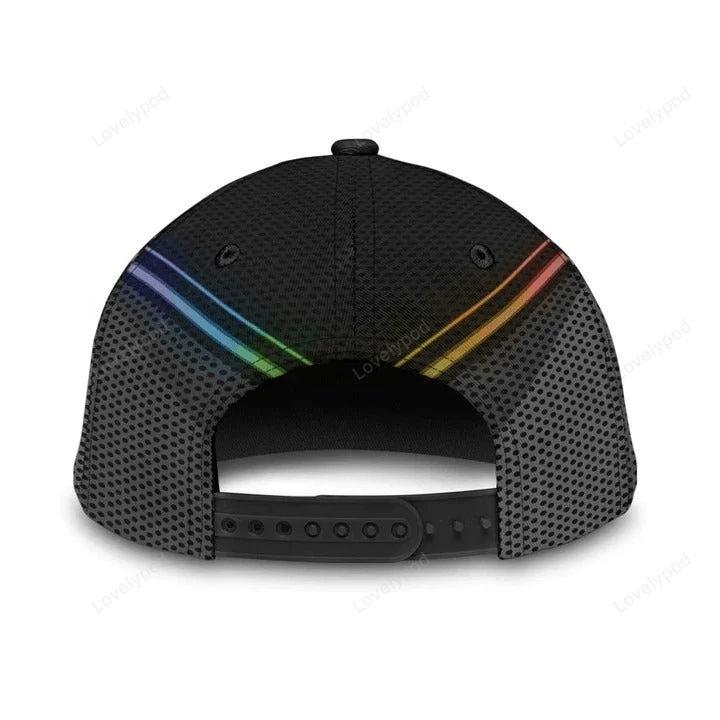 Custom Name Gay Baseball 3D Cap, Being Gay Is A Blessing Lgbt Printing Baseball Cap Hat Trucker Hats Custom Hats Gifts For Men & Women