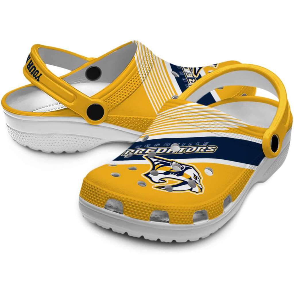 Custom Nashville Predators Vibrant Dual-Tone ClogTVC1801880 - Image 3