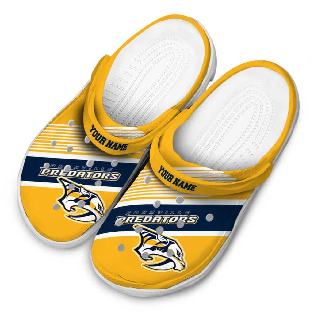 Custom Nashville Predators Vibrant Dual-Tone ClogTVC1801880 - Image 4