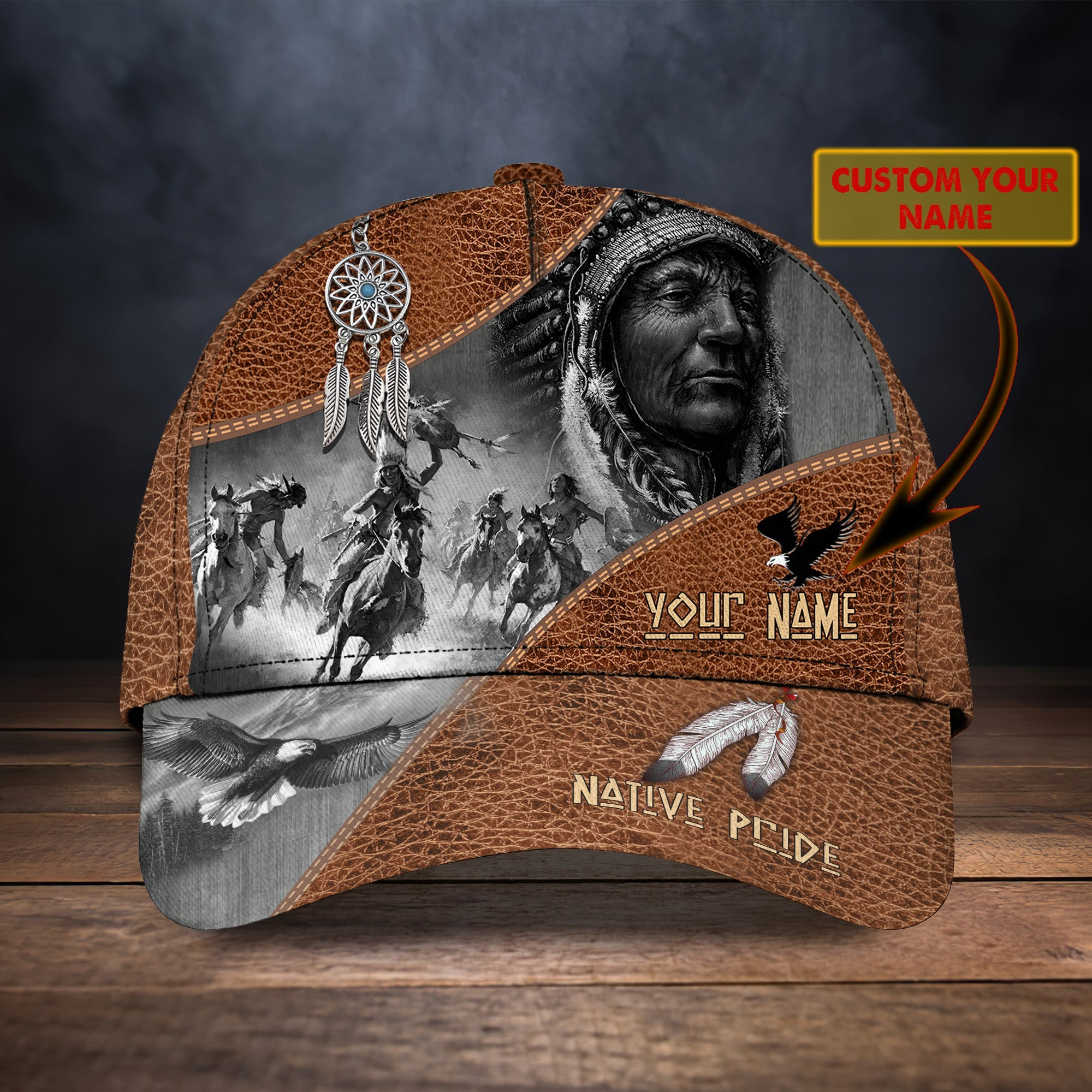 Custom Native American Inspired Classic Cap - Personalized Design For Unique Style And Gift Giving Trucker Hats Custom Hats Gifts For Men & Women