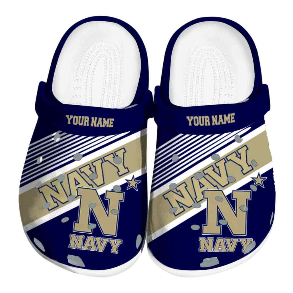 Custom Navy Midshipmen Vibrant Dual-Tone ClogTVC1801782