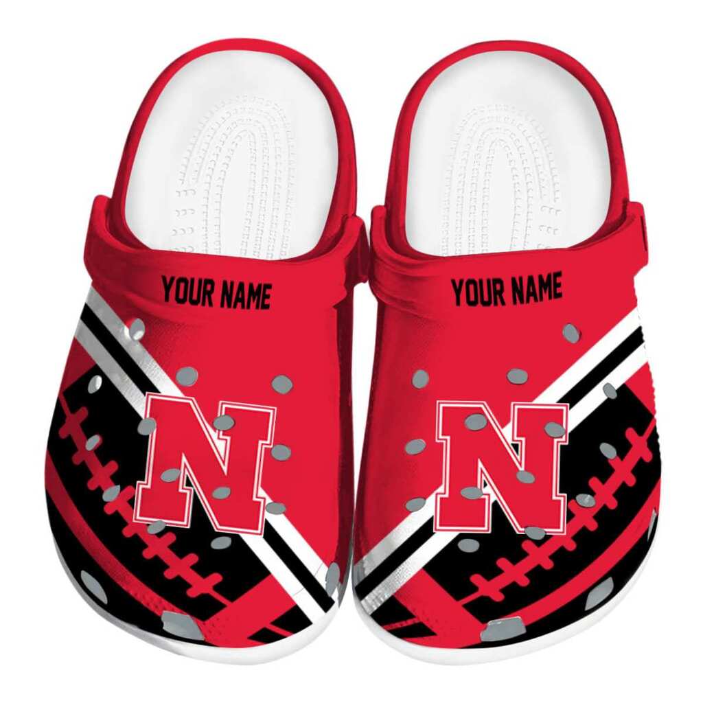 Custom Nebraska Cornhuskers Football Motif ClogTVC1801177