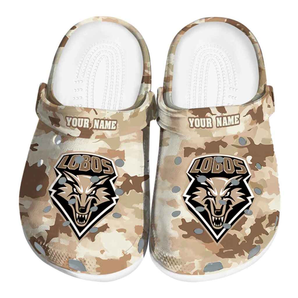 Custom New Mexico Lobos Desert Camo ClogTVC1801696