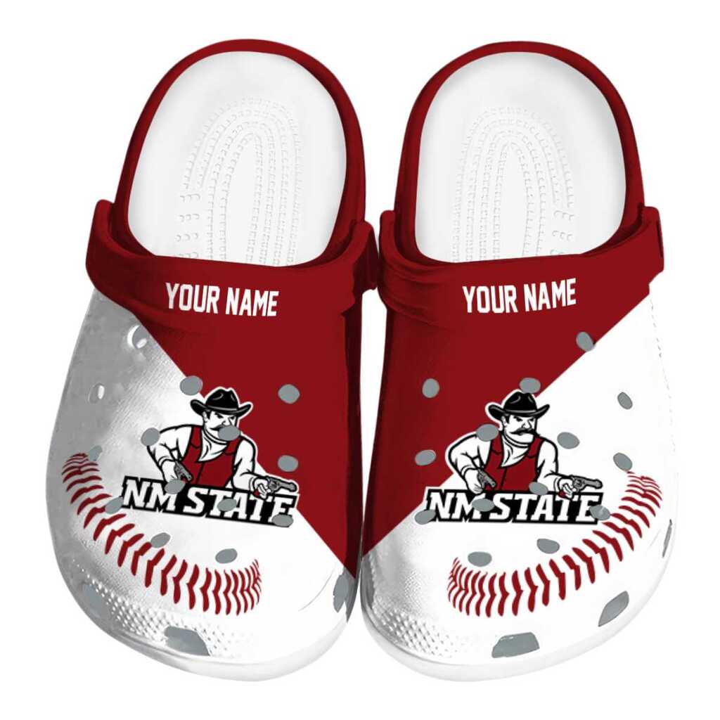 Custom New Mexico State Aggies Baseball Motif ClogTVC1801789