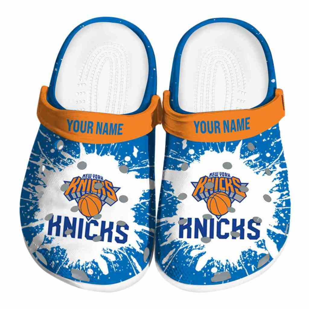 Custom New York Knicks Splash Art ClogTVC1801920