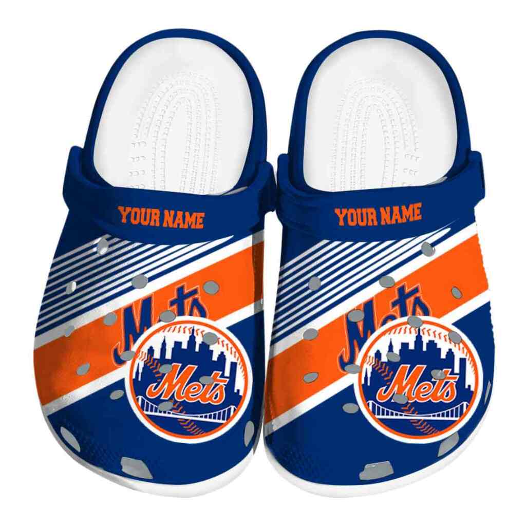 Custom New York Mets Vibrant Dual-Tone ClogTVC180151
