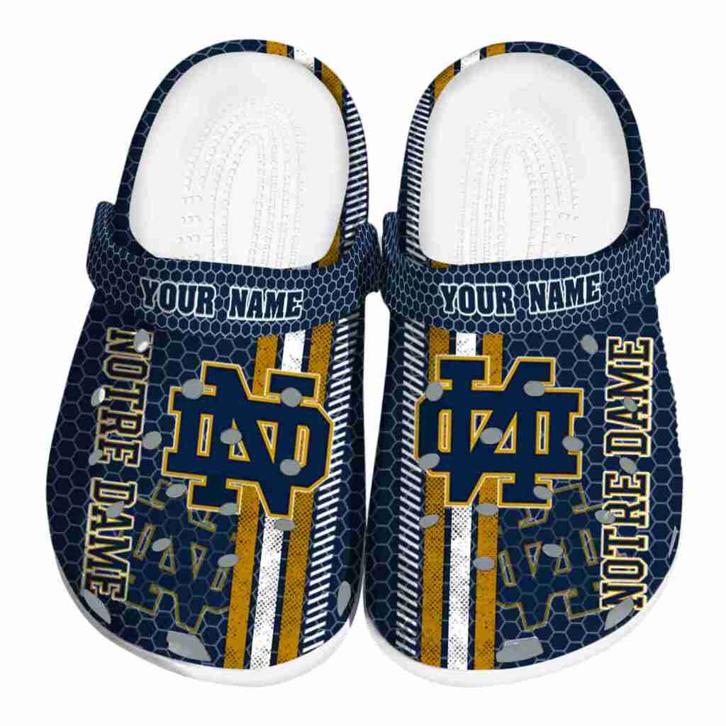 Custom Notre Dame Fighting Irish Contrasting Stripes ClogTVC1801174