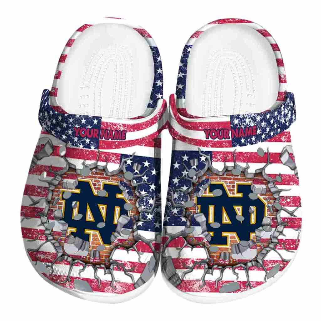 Custom Notre Dame Fighting Irish Freedom Splinter ClogTVC1801174