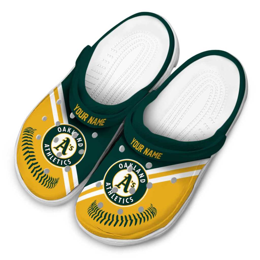 Custom Oakland Athletics Baseball Motif ClogTVC180141 - Image 4