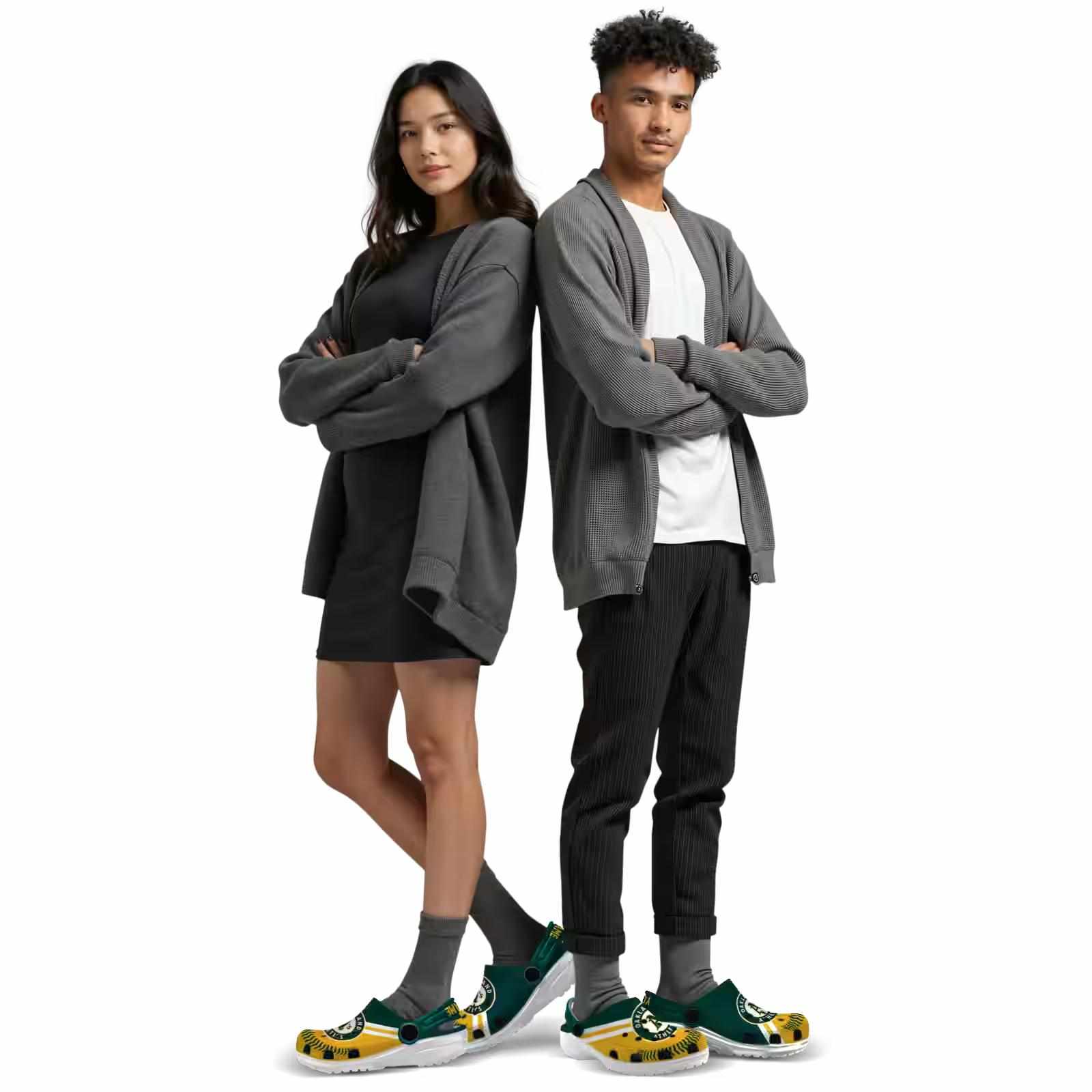 Custom Oakland Athletics Baseball Motif ClogTVC180141 - Image 7