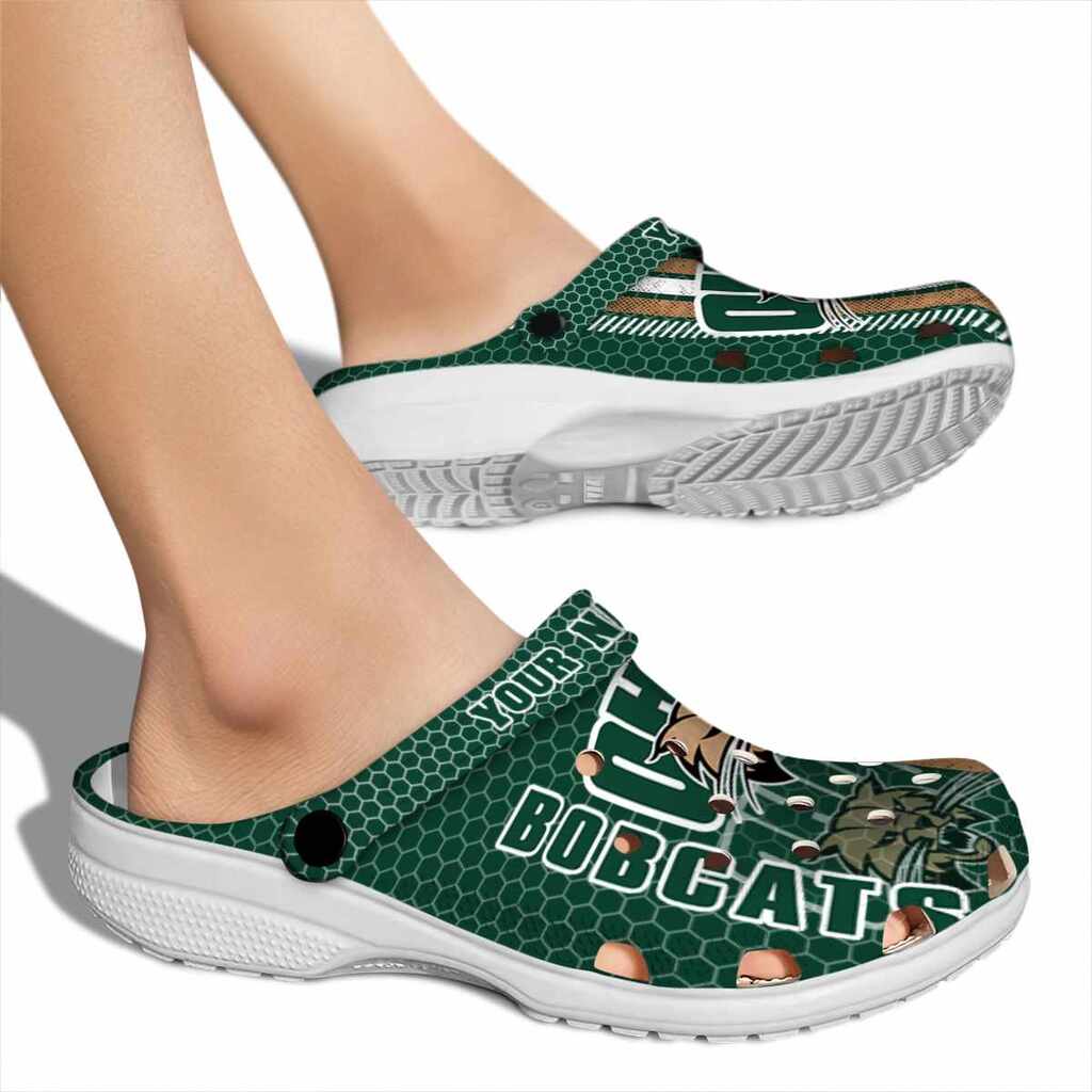 Custom Ohio Bobcats Contrasting Stripes ClogTVC1801727 - Image 2