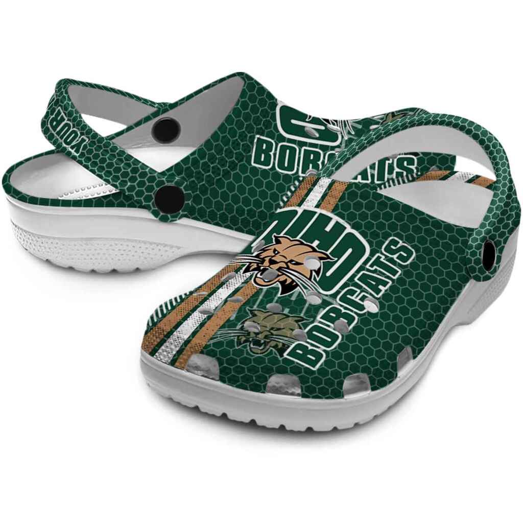 Custom Ohio Bobcats Contrasting Stripes ClogTVC1801727 - Image 3