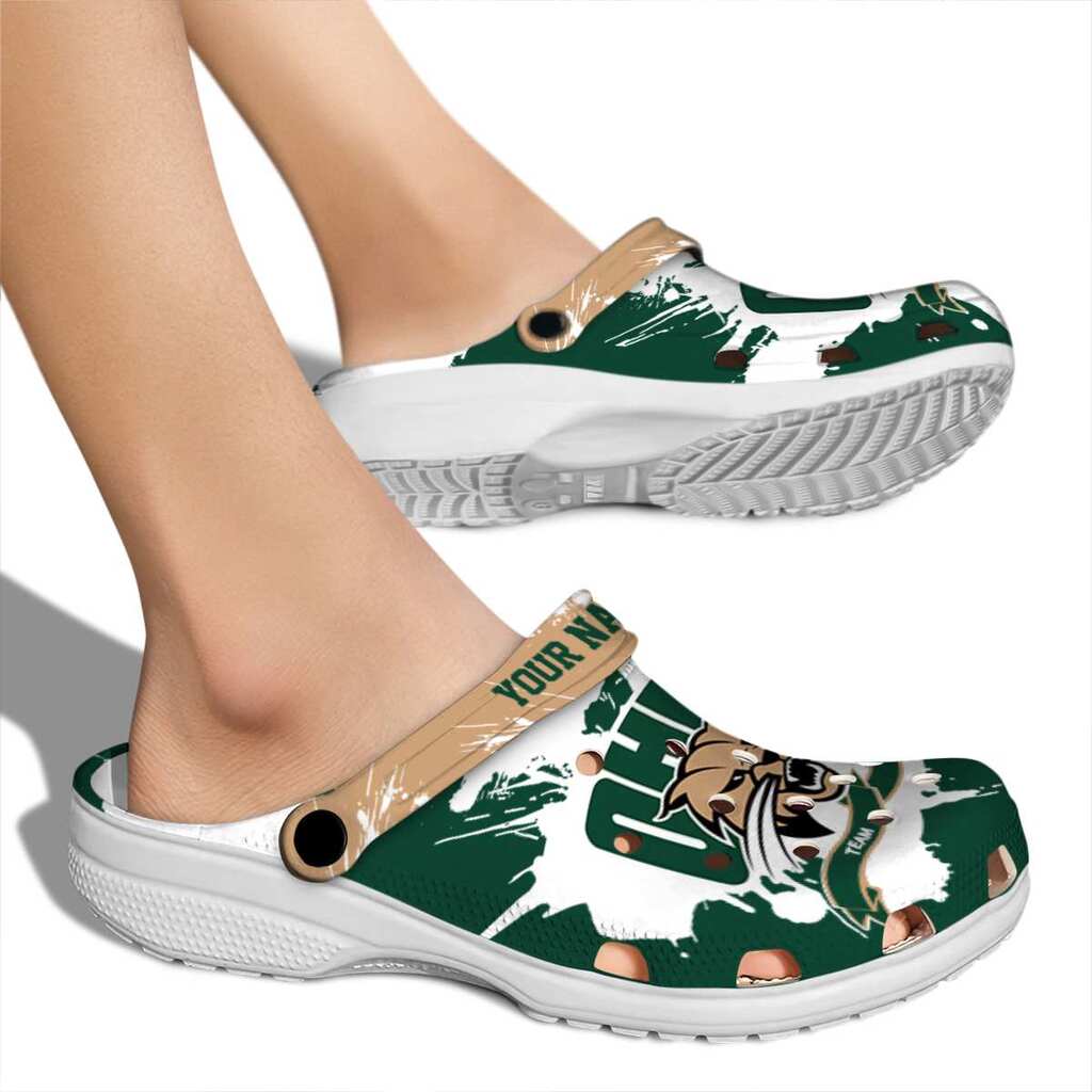 Custom Ohio Bobcats Splatter Pattern ClogTVC1801730 - Image 2